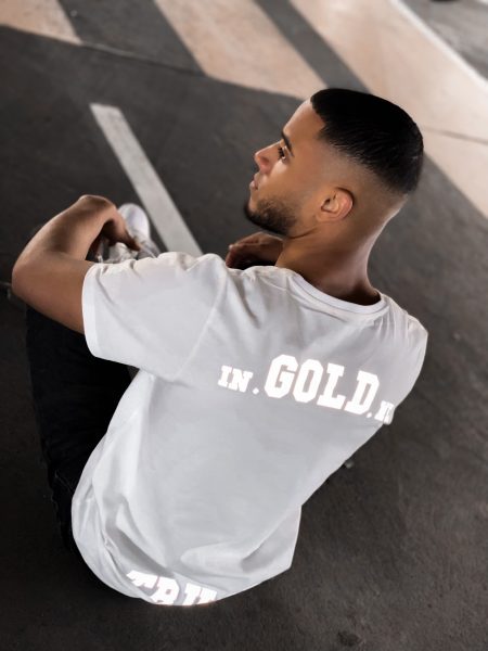 In Gold We Trust Shirt White Content