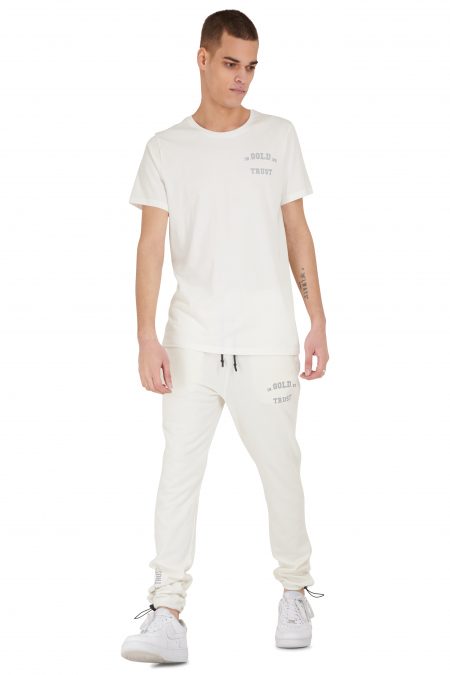 In Gold We Trust Reflective T-Shirt White Asylum2