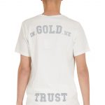 In Gold We Trust Reflective T-Shirt White Asylum1