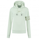 NaamloosMalelions Captain Hoodie Dames Light Sage Green