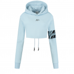 Malelions Captain Crop Dames Light Blue