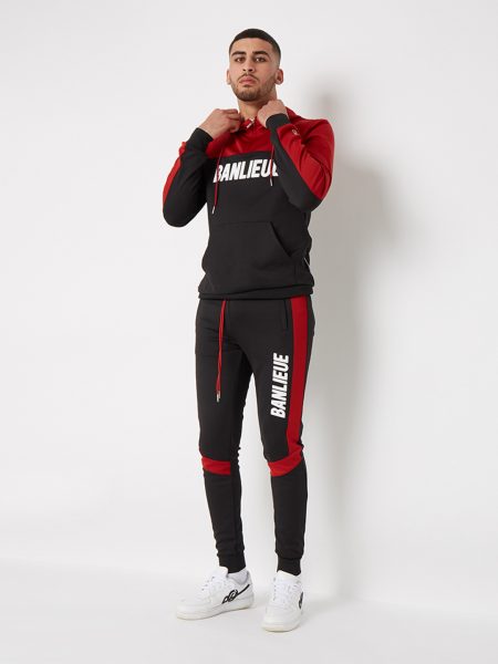 banlieue 3d-tracksuit-red-black 1