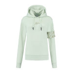 Malelions captain hoodie dames light sage green 3