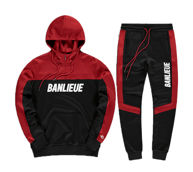 banlieue 3d black-red