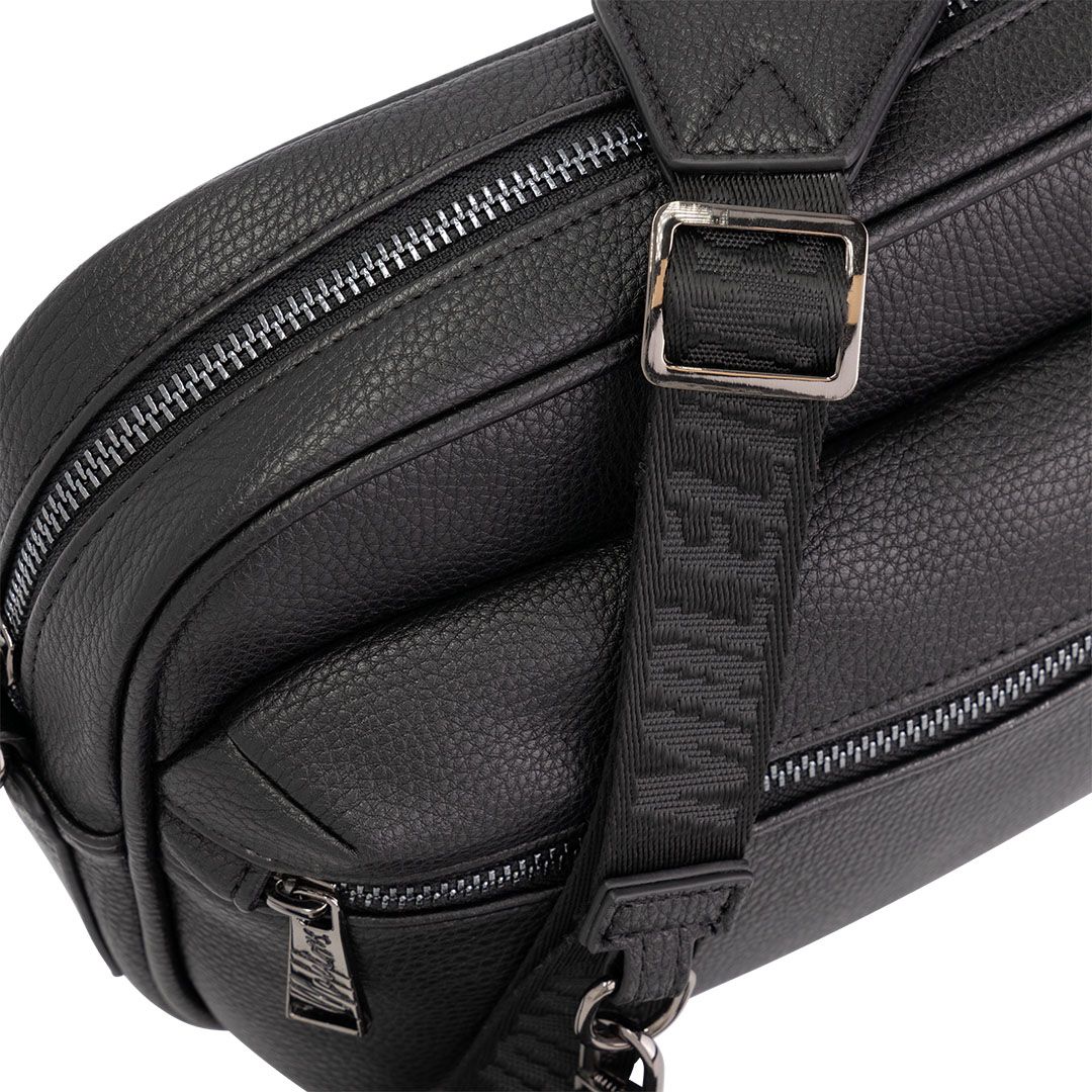 Malelions Void Messenger Bag Black