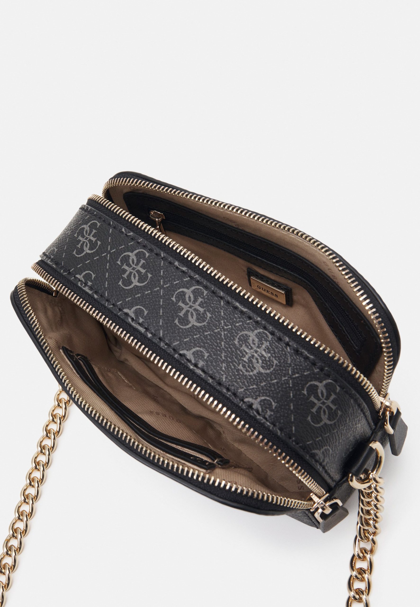 Guess Noelle Crossbody Camera Bag Dames Coal Multi