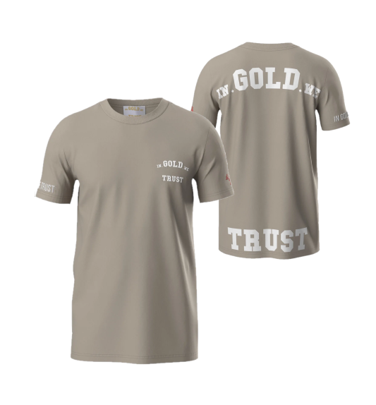 In Gold We Trust KIDS The Pusha TShirt Pure Cashmere In Gold We Trust KIDS The Pusha TShirt Pure Cashmere