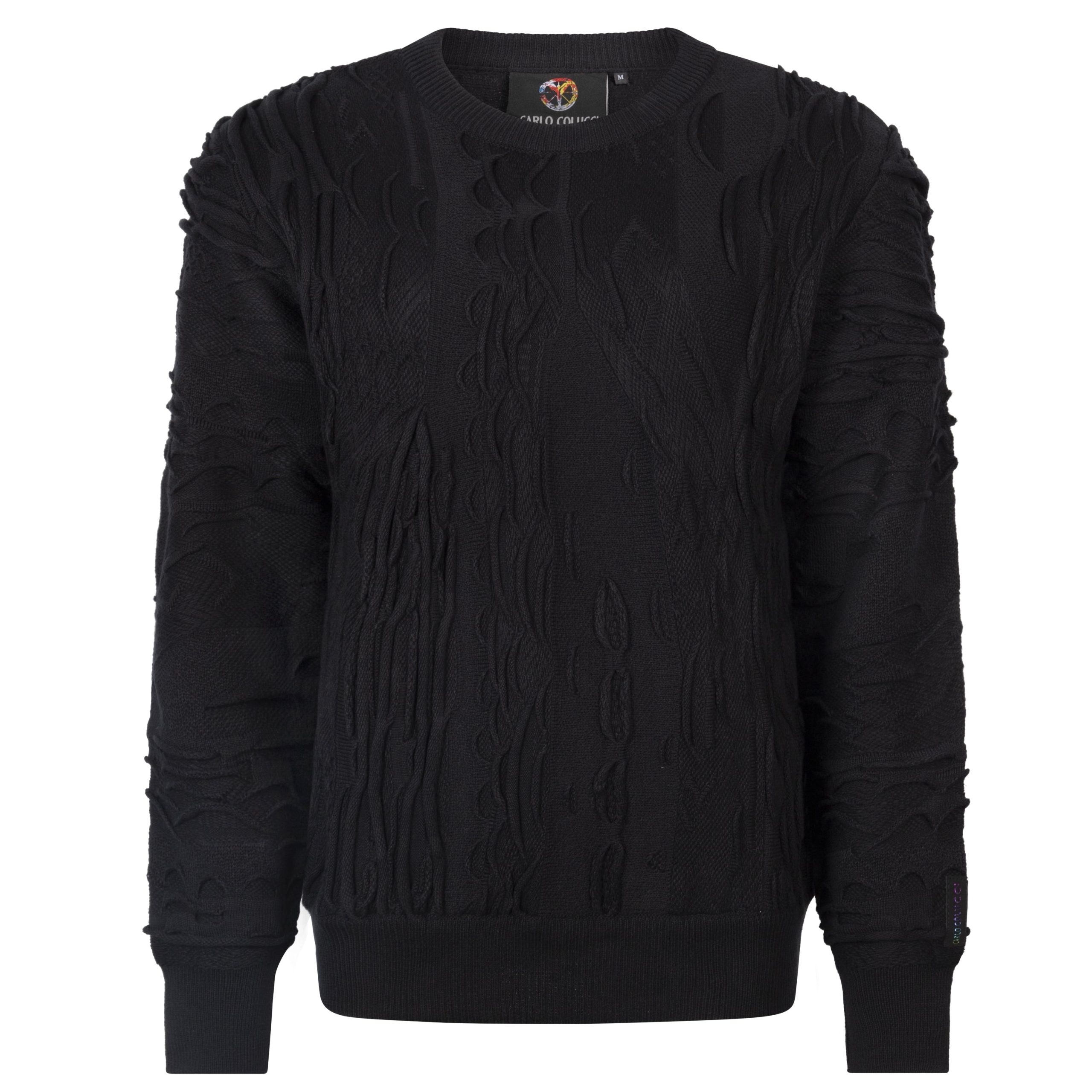 Carlo Colucci C10913 Sweater Senior Black - Maat M - Kleur: Zwart | Soccerfanshop