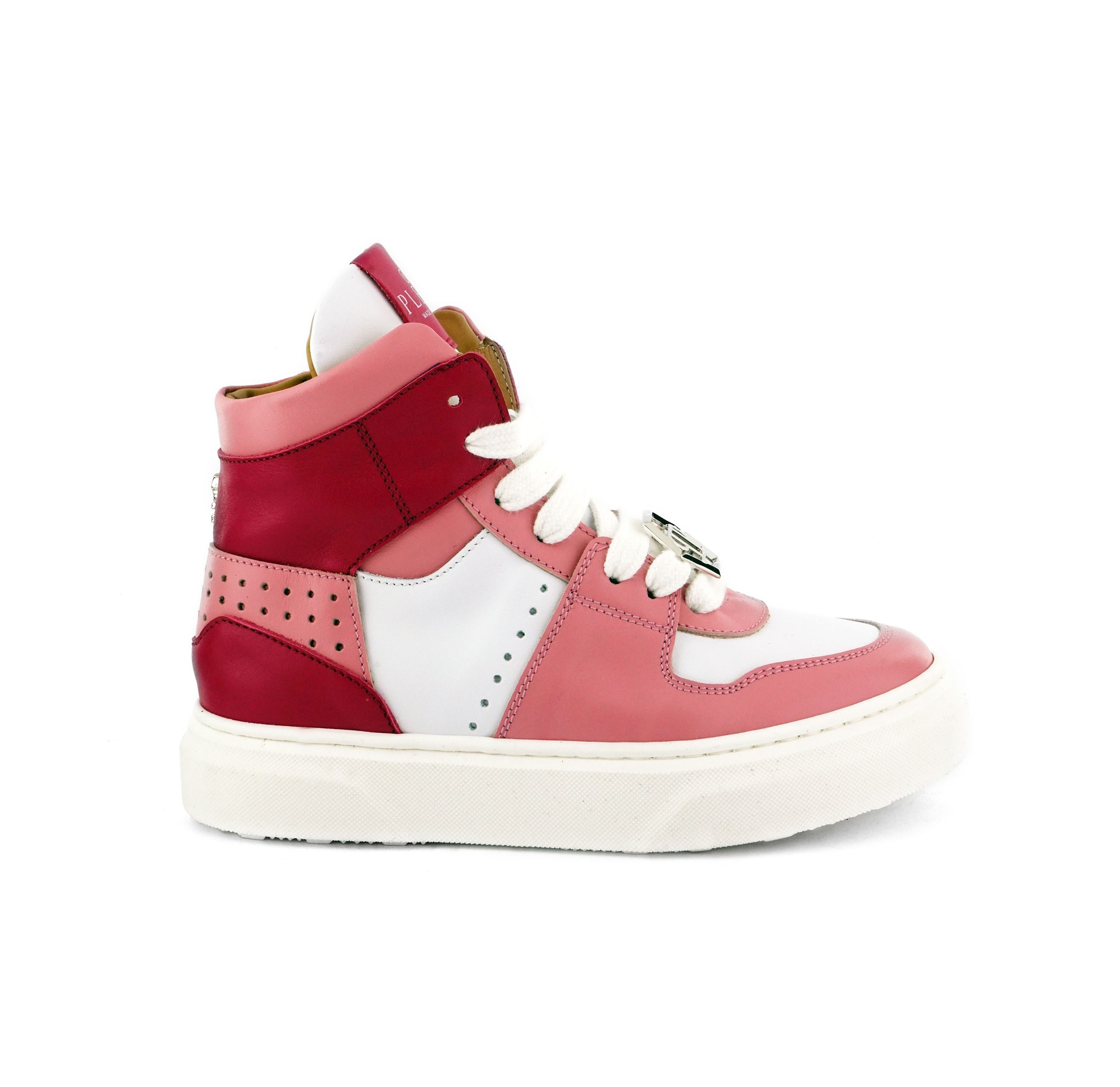 Philipp Plein High Sneakers 72890 Pink/White | Soccerfanshop