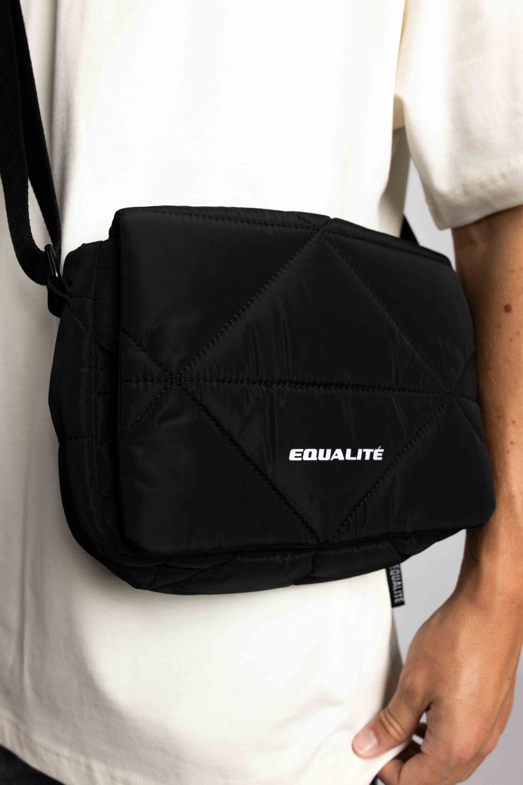 Equalité Alan Nylon Messenger Schoudertas Heren Zwart Heren shoppen