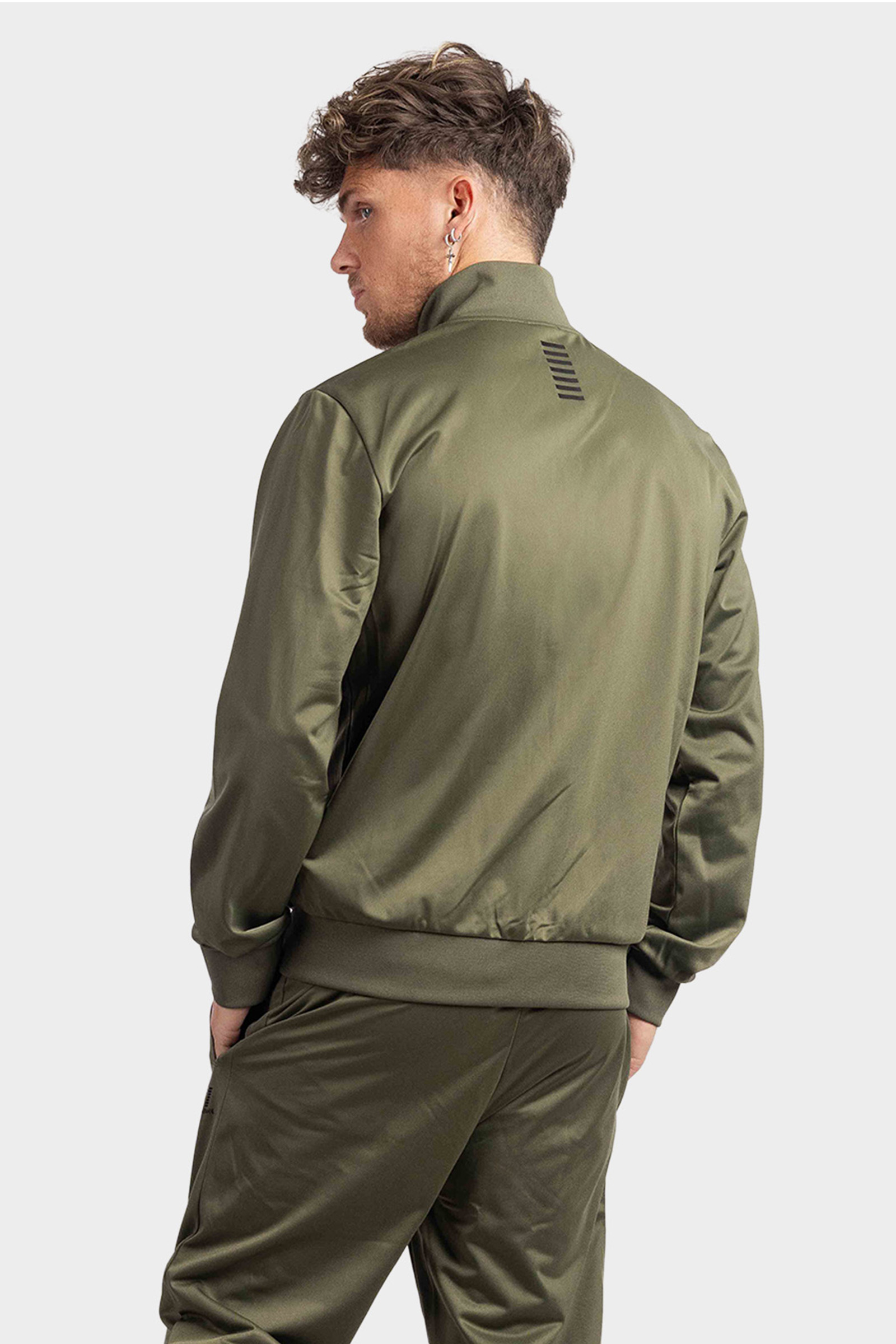 Trainingspak Heren EA7 Heren Trainingspak Met Capuchon Zwart