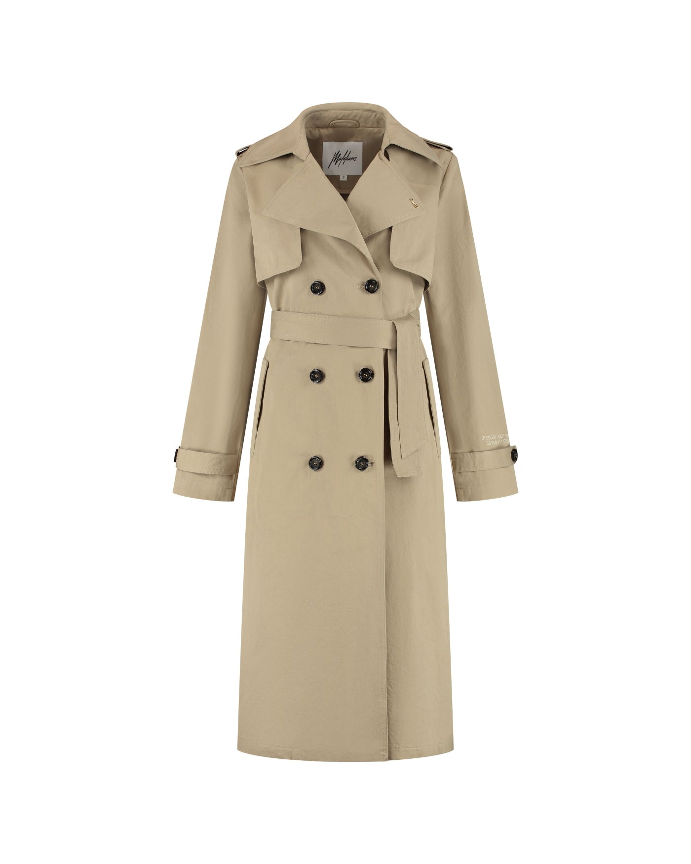 Malelions Limited Trench Coat Winterjas Dames Taupe - Maat L - Kleur: Taupe | Soccerfanshop