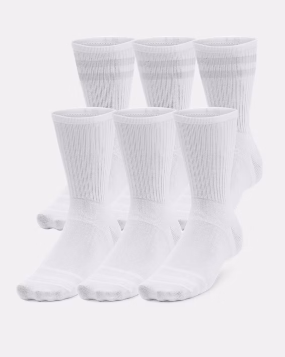 Under Armour Runningsokken UA Essential 6pk Crew (set, 6 paar)