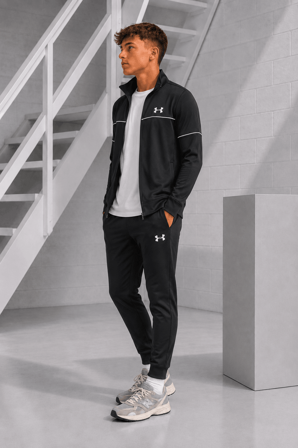 Under Armour Challenger Trainingspak Kids Zwart - Maat 152 - Kleur: Zwart | Soccerfanshop