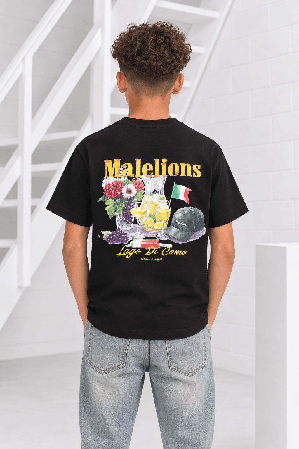 Malelions Junior Gelato T-shirt Kids Zwart - Maat 176 - Kleur: Zwart | Soccerfanshop