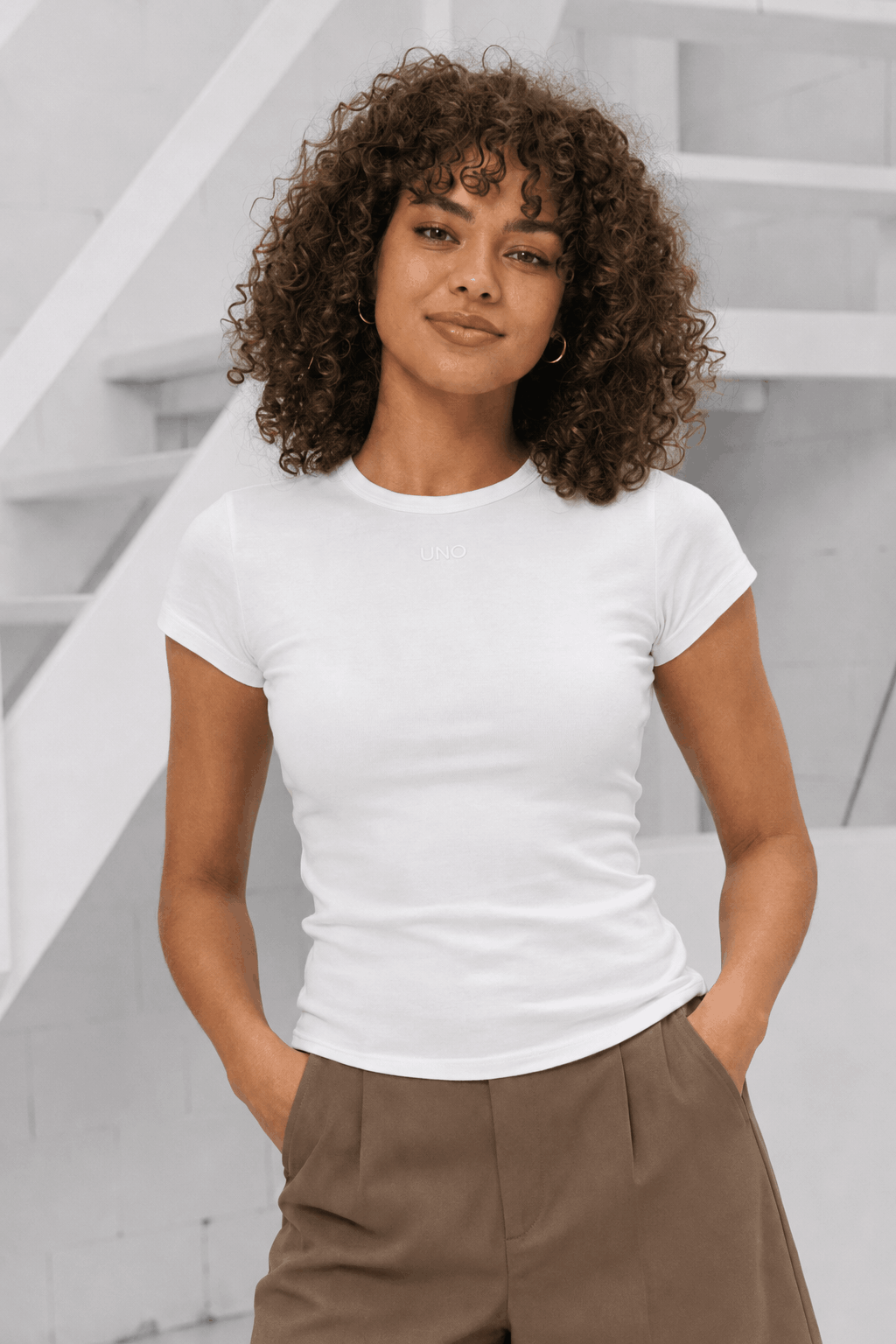 Unique The Label Dana Short Sleeve Dames Wit - Maat XS - Kleur: Wit | Soccerfanshop