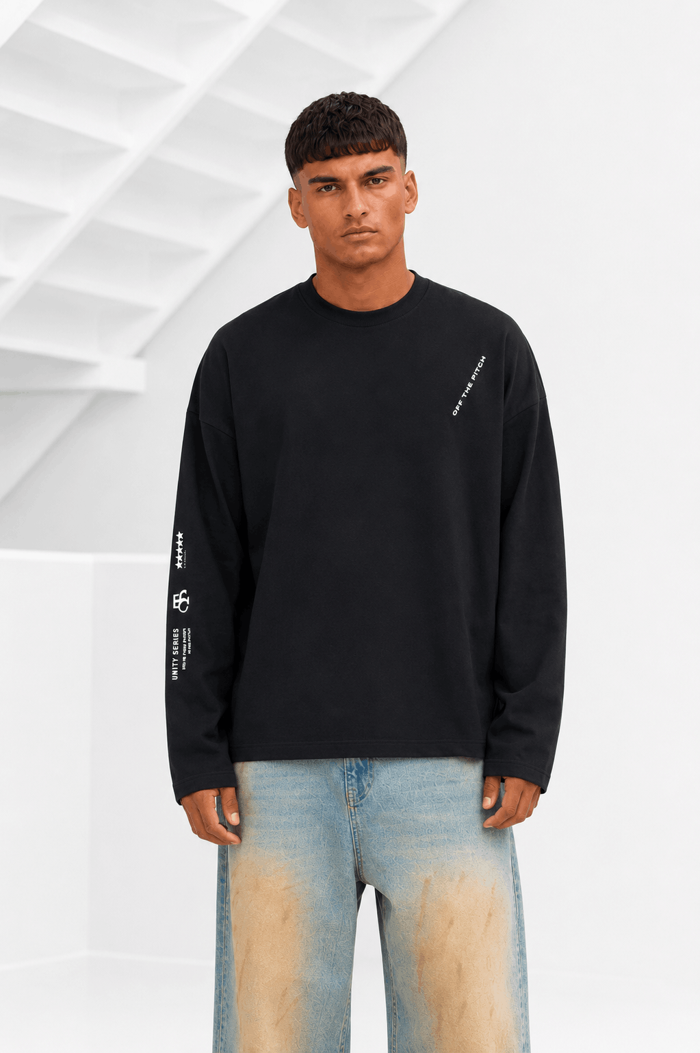 Off The Pitch Arcane Longsleeve Shirt Heren zwart - Maat L - Kleur: Zwart | Soccerfanshop