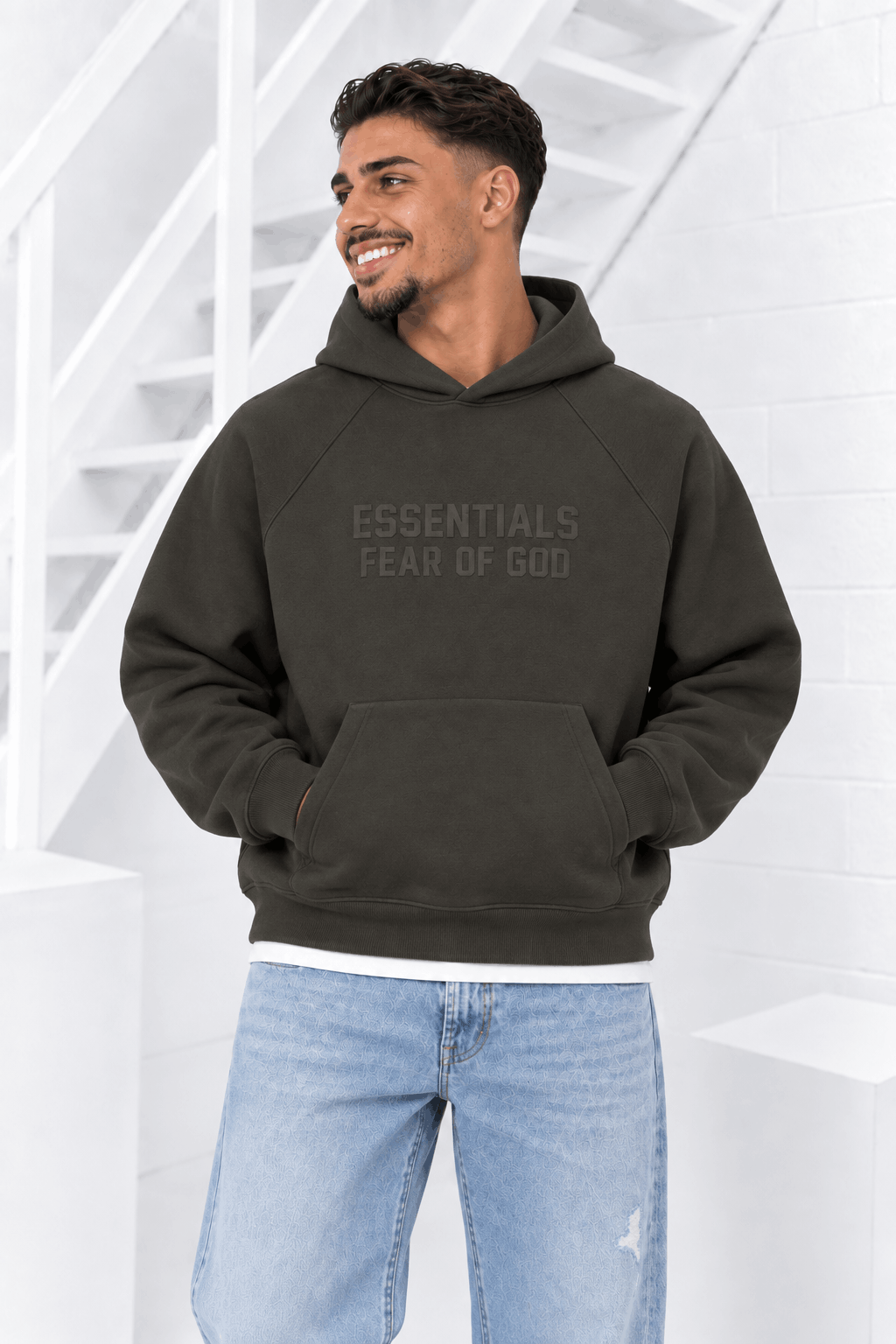 Fear of God Essentials Hoodie Heren Off Black - Maat S - Kleur: Zwart | Soccerfanshop