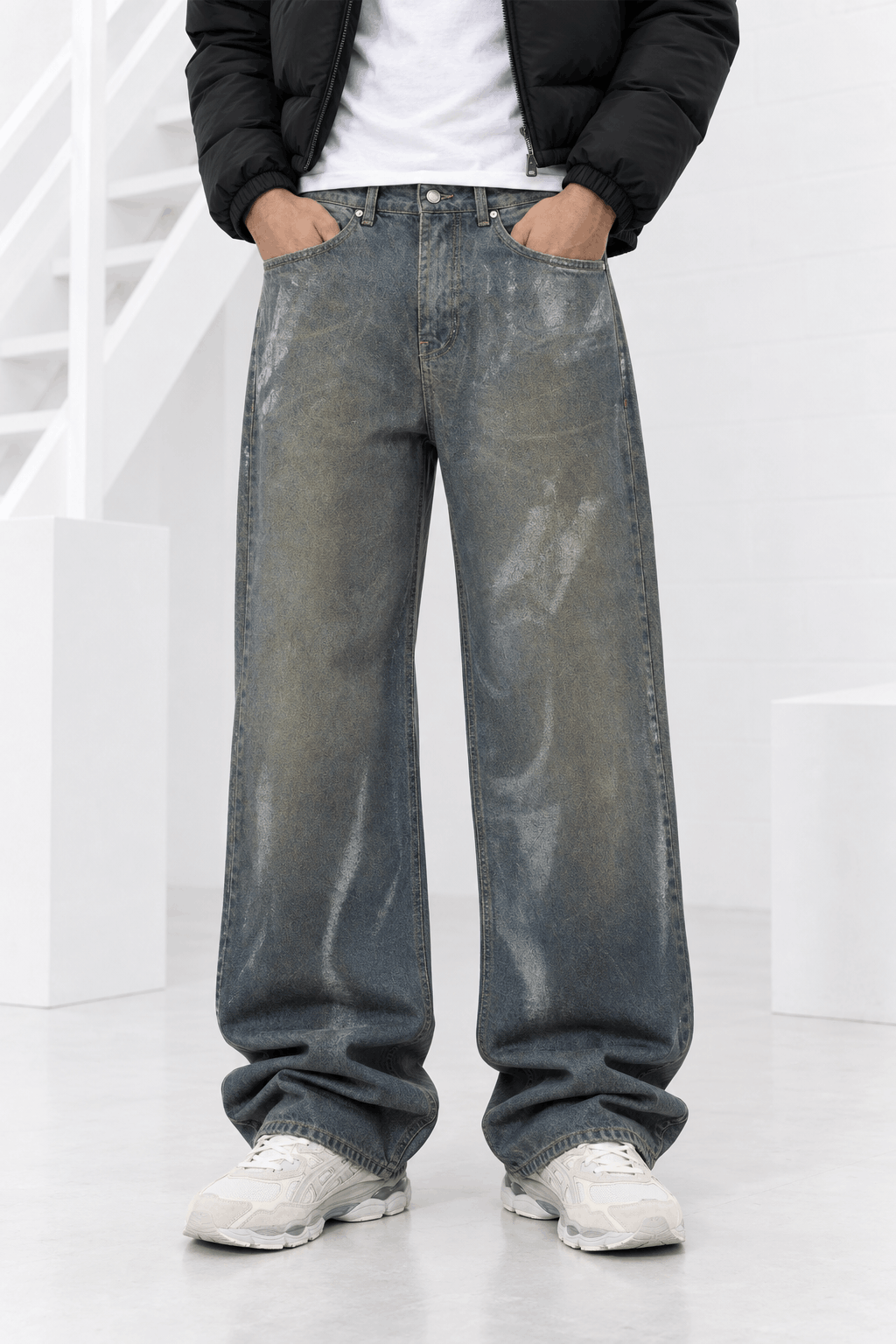 Horati Wax Coated Jeans Heren Donkerblauw - Maat L - Kleur: Donkerblauw | Soccerfanshop